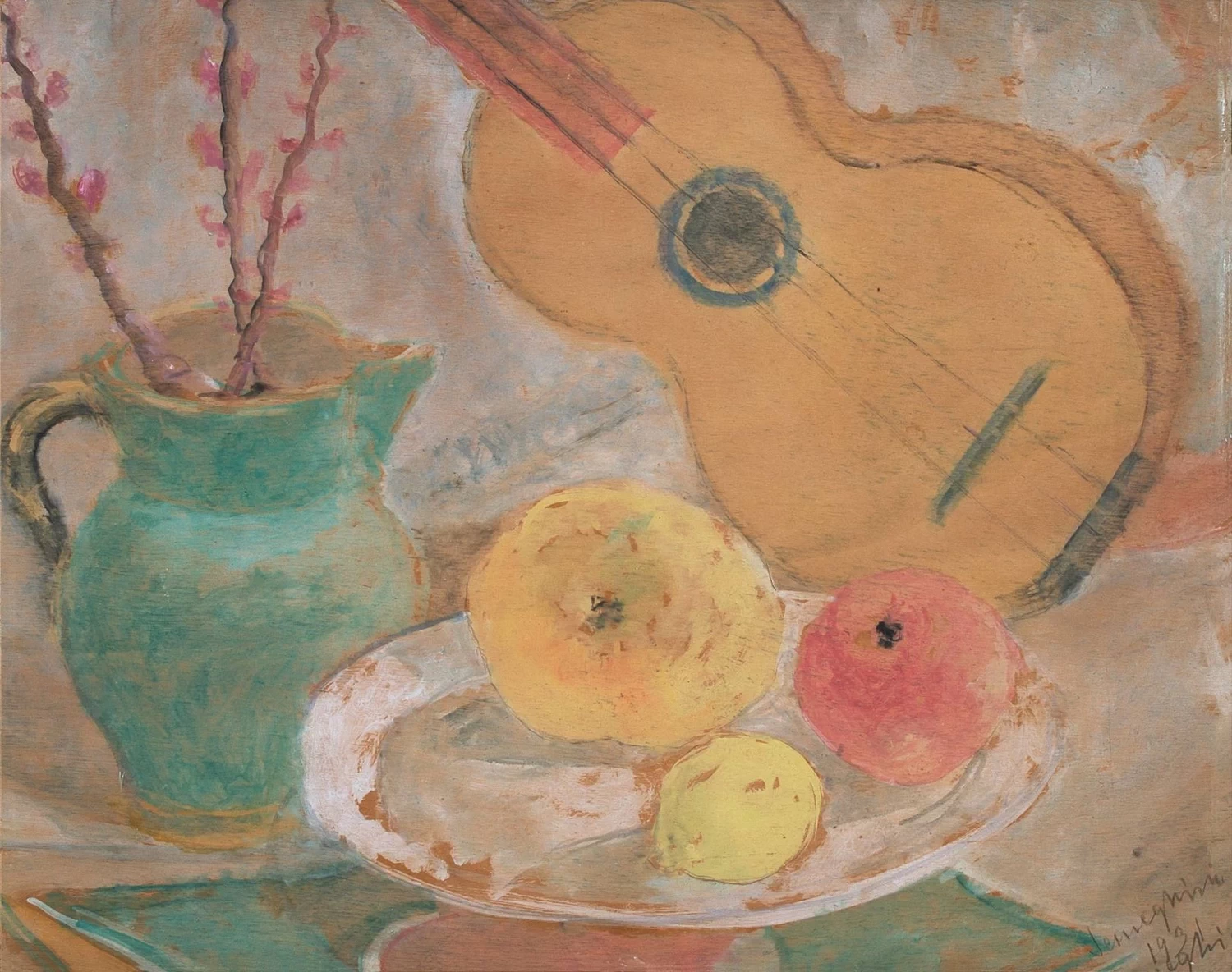 Natura morta con chitarra - Palazzo Pellegrini a S. Cecilia, Verona